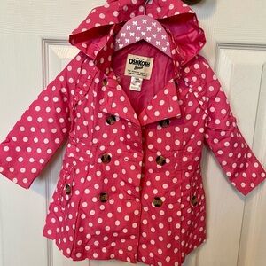 Oshkosh babygirl trench coat